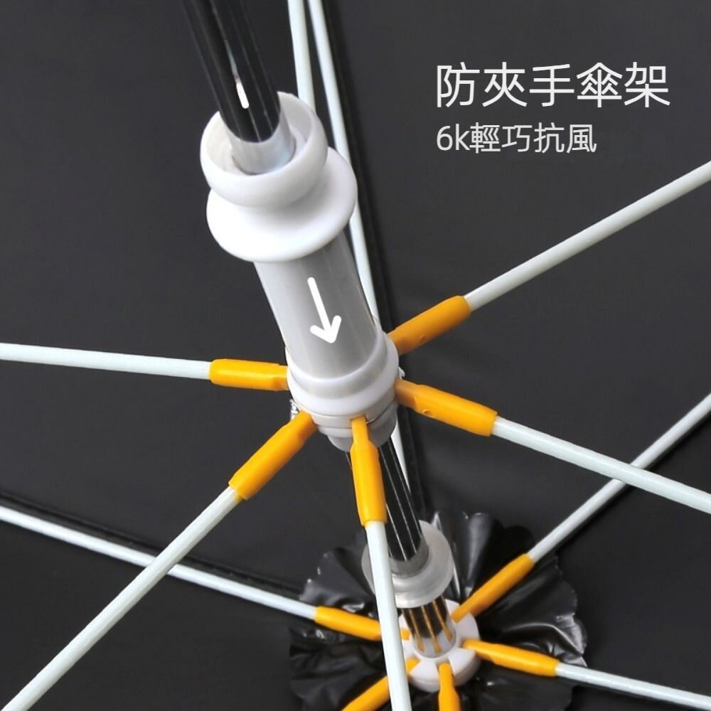 圓角安全兒童長柄傘 兒童雨傘 夜間反光 滑輪傘頭 防戳園角 防水套 黑膠防曬 兒童傘 送禮-圖片-3