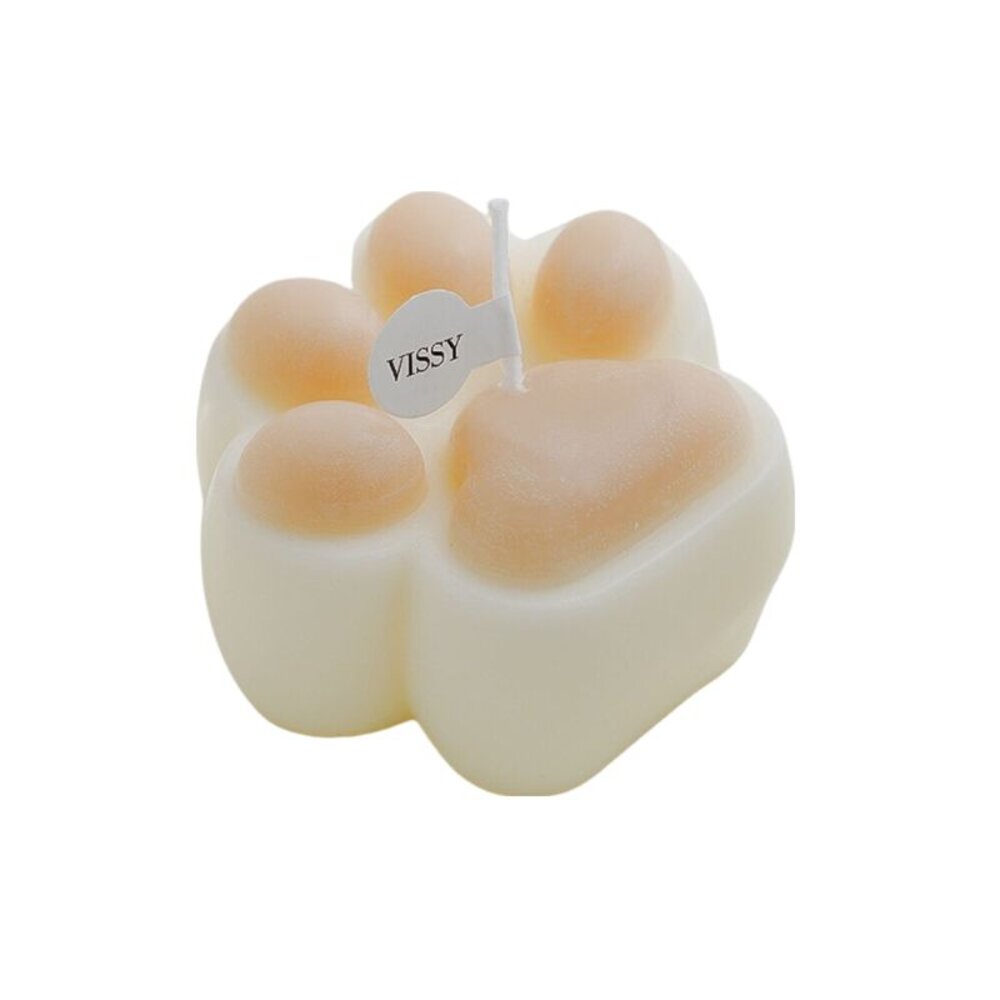 貓爪造型香薰蠟燭 可愛肉球拍照道具 家居香氛裝飾 送禮-圖片-1