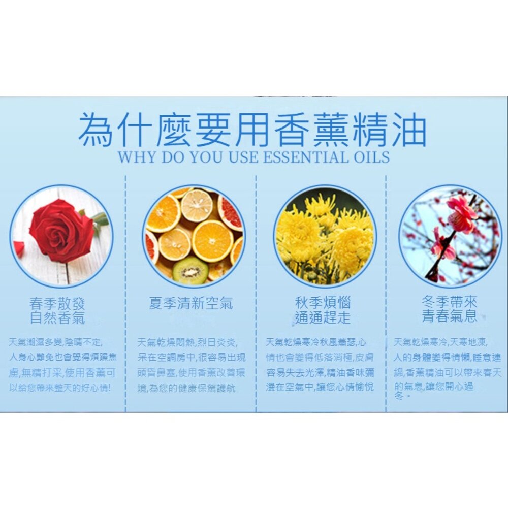 香薰精油10ML 植物 水溶性 香精油 香薰 精油 送禮-圖片-3