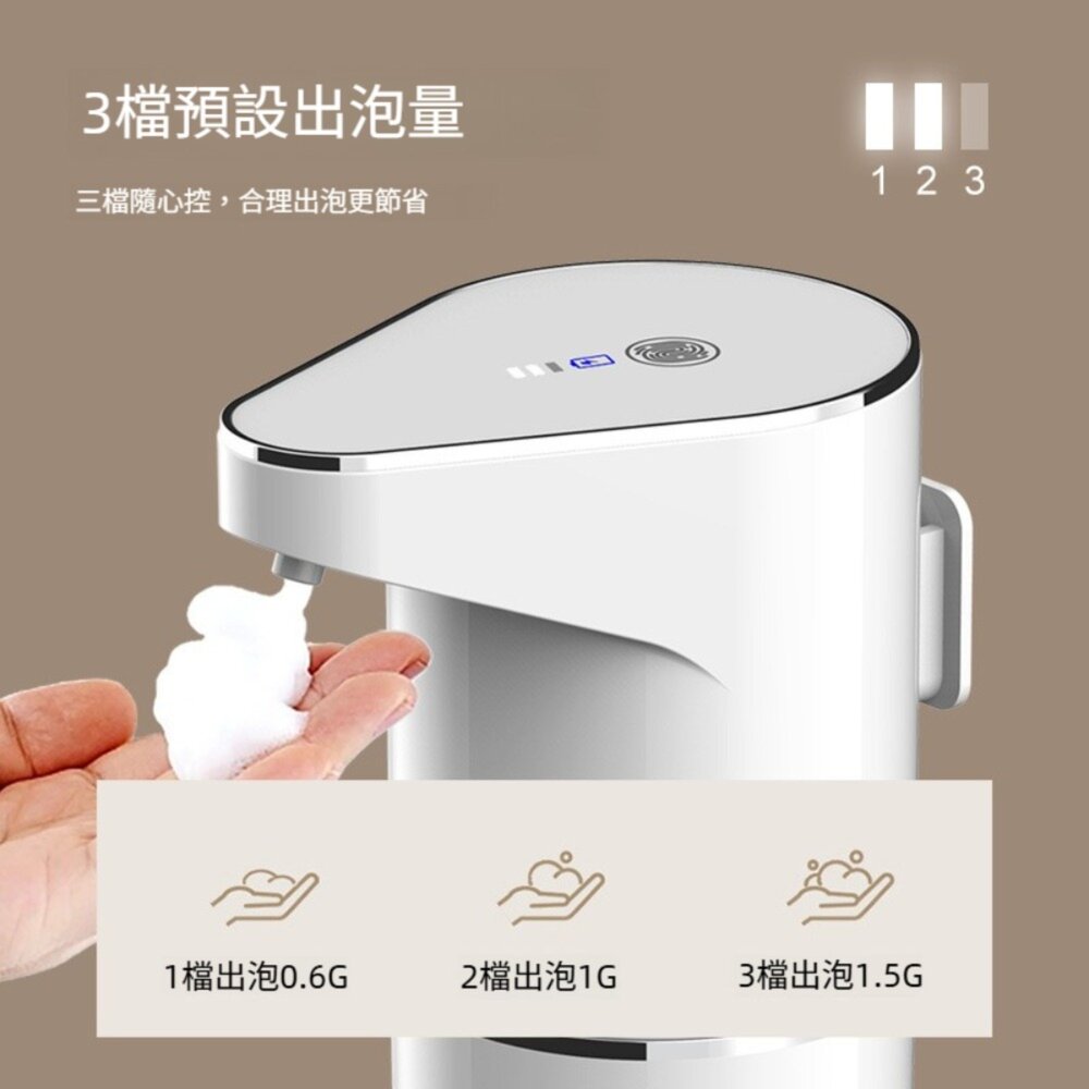 自動感應泡沫洗手機 免接觸 消毒 感應 皂液器 洗手機 送禮-圖片-1