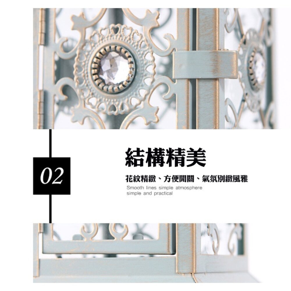 摩洛哥燭台 古典浪漫懸掛式 蠟燭燈座擺件 送禮-圖片-1