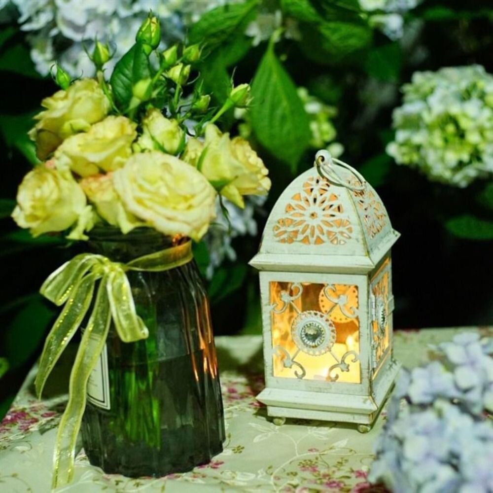 摩洛哥燭台 古典浪漫懸掛式 蠟燭燈座擺件 送禮-圖片-5