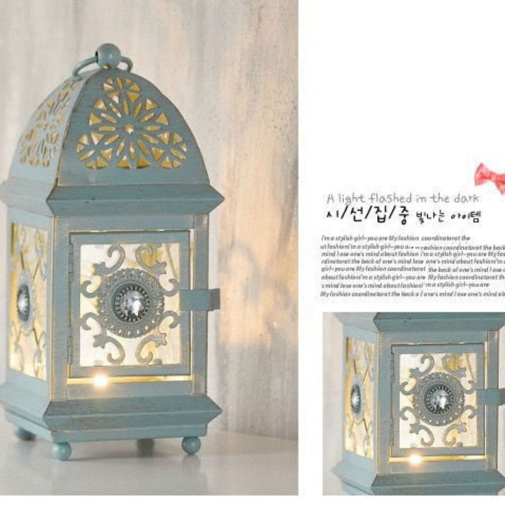 摩洛哥燭台 古典浪漫懸掛式 蠟燭燈座擺件 送禮-圖片-6