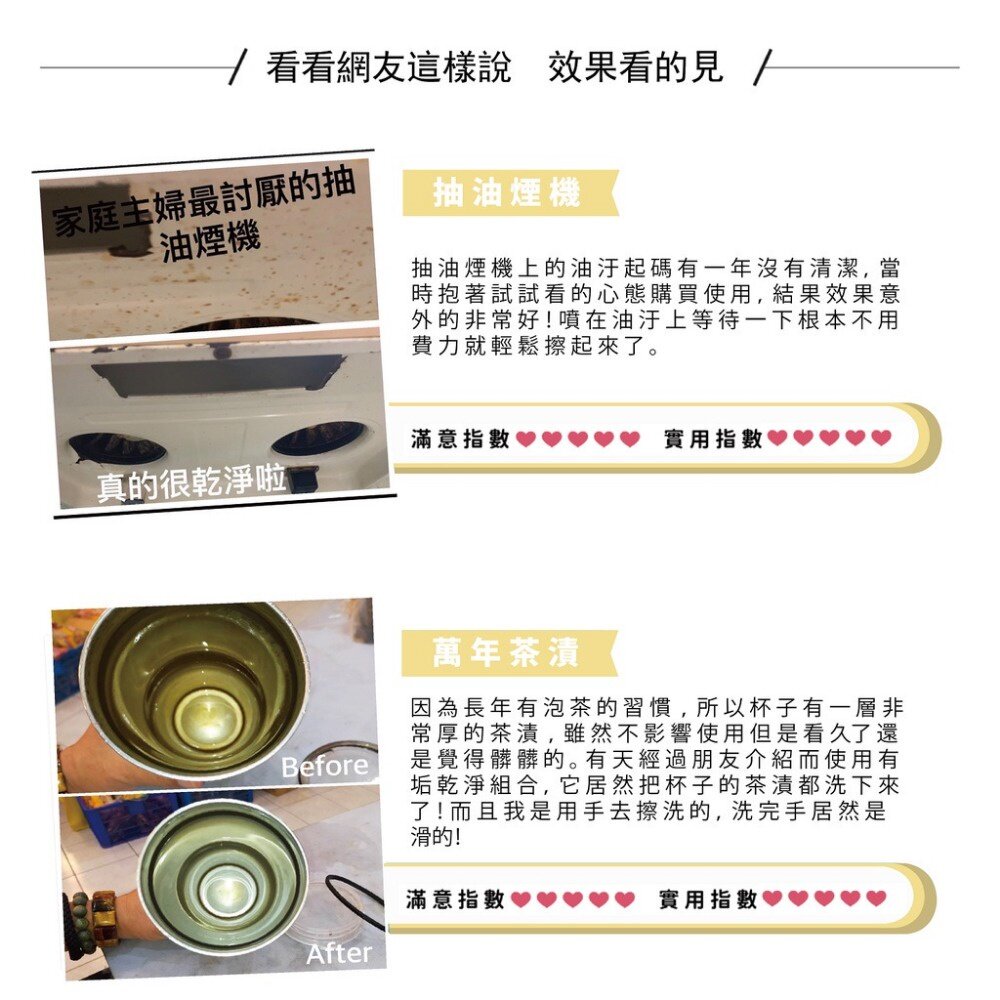 水垢油汙清潔組 千年化-骨水 仙姑不碰油 廚房清潔 除水垢 除油垢 去油汙 500ml 送禮-圖片-9