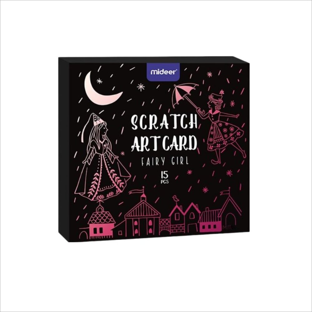 炫彩刮畫卡片 藝術刮畫卡片 DIY創意刮畫 創意卡片 兒童繪畫學習 送禮-圖片-1