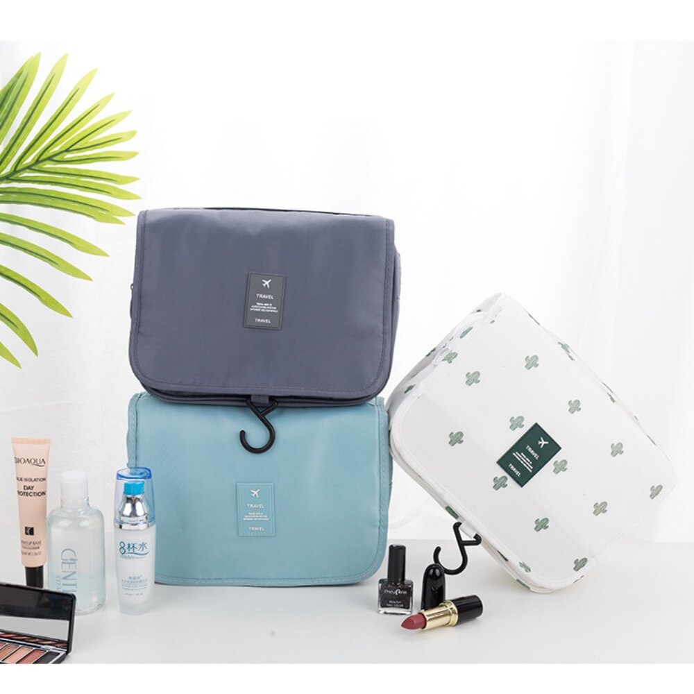 旅行便攜掛鈎洗漱包 旅行洗漱包 旅行化妝包 收納包 大容量洗漱包 送禮-圖片-9