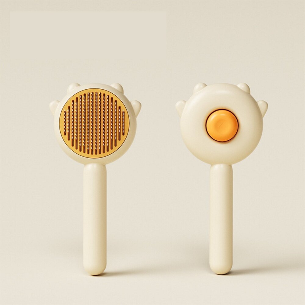 一鍵除毛寵物梳 寵物按摩梳毛刷 寵物梳子 寵物美容 貓咪梳子 寵物用品 送禮-圖片-8