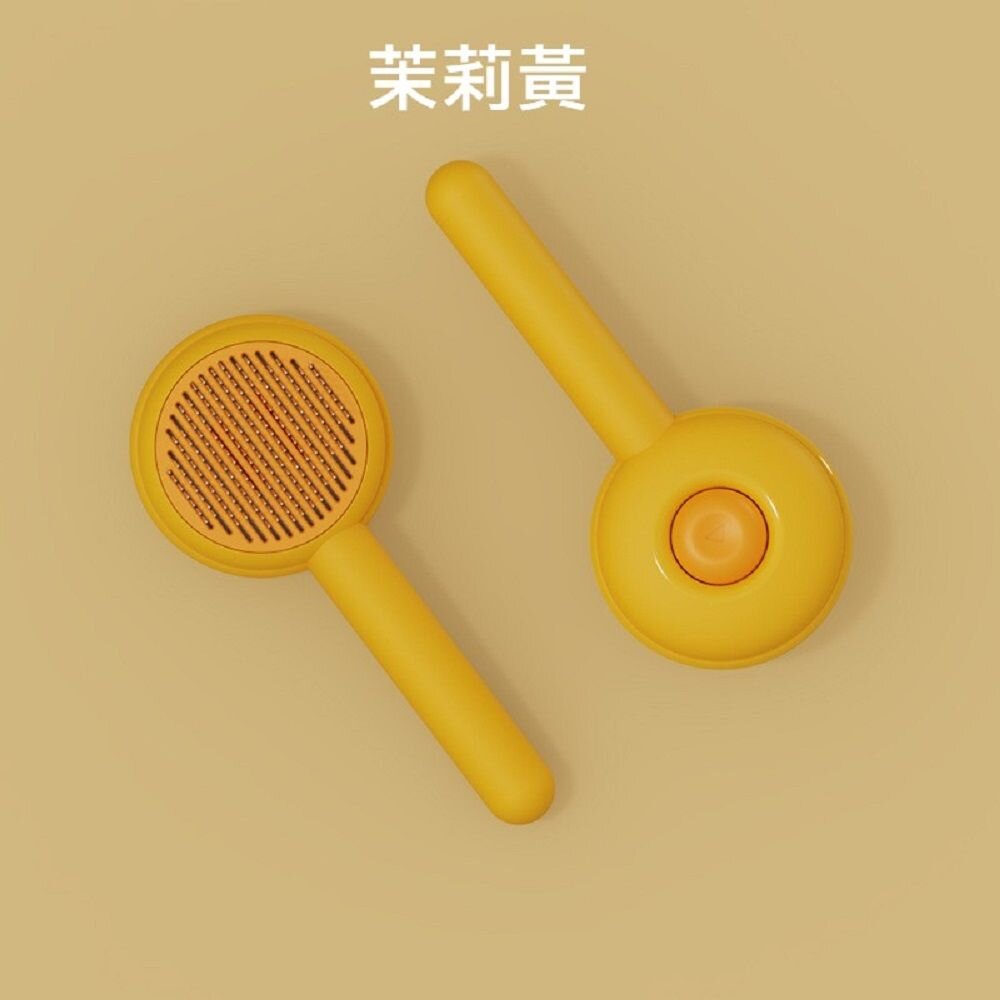 一鍵除毛寵物梳 寵物按摩梳毛刷 寵物梳子 寵物美容 貓咪梳子 寵物用品 送禮-圖片-9