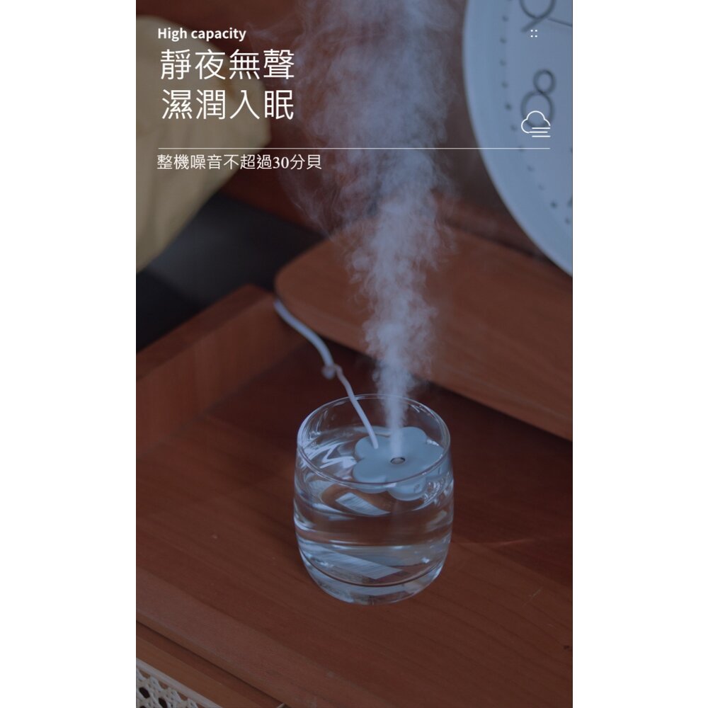 小花便攜迷你加濕器 迷你補水噴霧器 加濕機 便攜式 USB 送禮-圖片-6