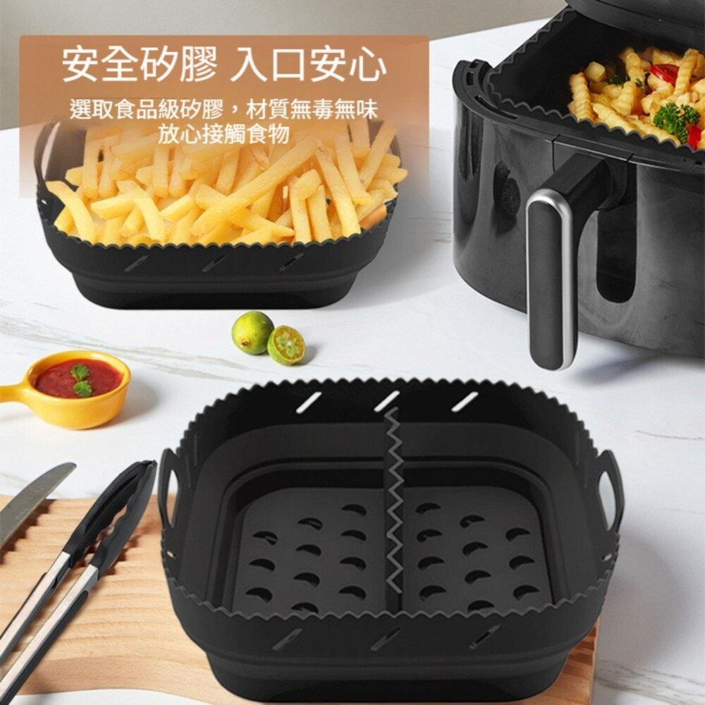 分離式矽膠燒烤盤 食品級耐高溫矽膠燒烤盤 烤箱微波爐氣炸鍋矽膠碗 220度 送禮-圖片-1