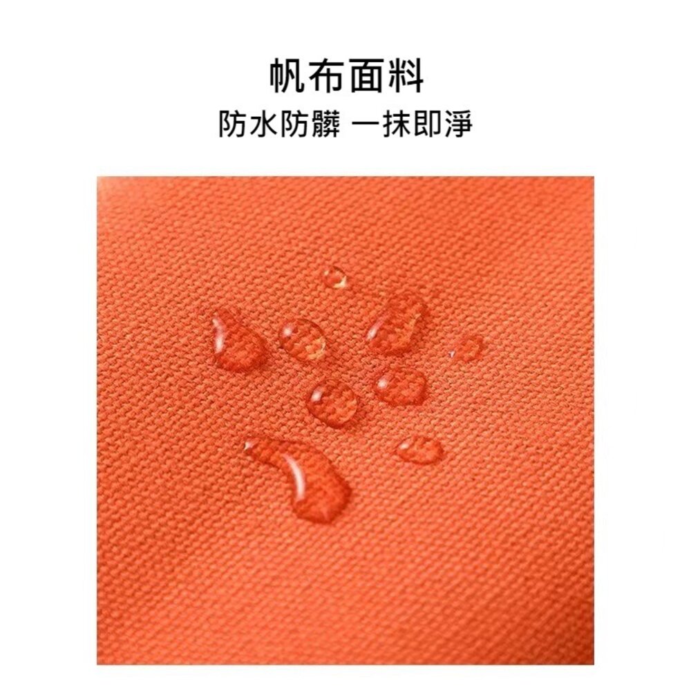 織帶手提帆布化妝包 便攜手提化妝包 字母簡約化妝包 大容量 收納包 送禮-圖片-2