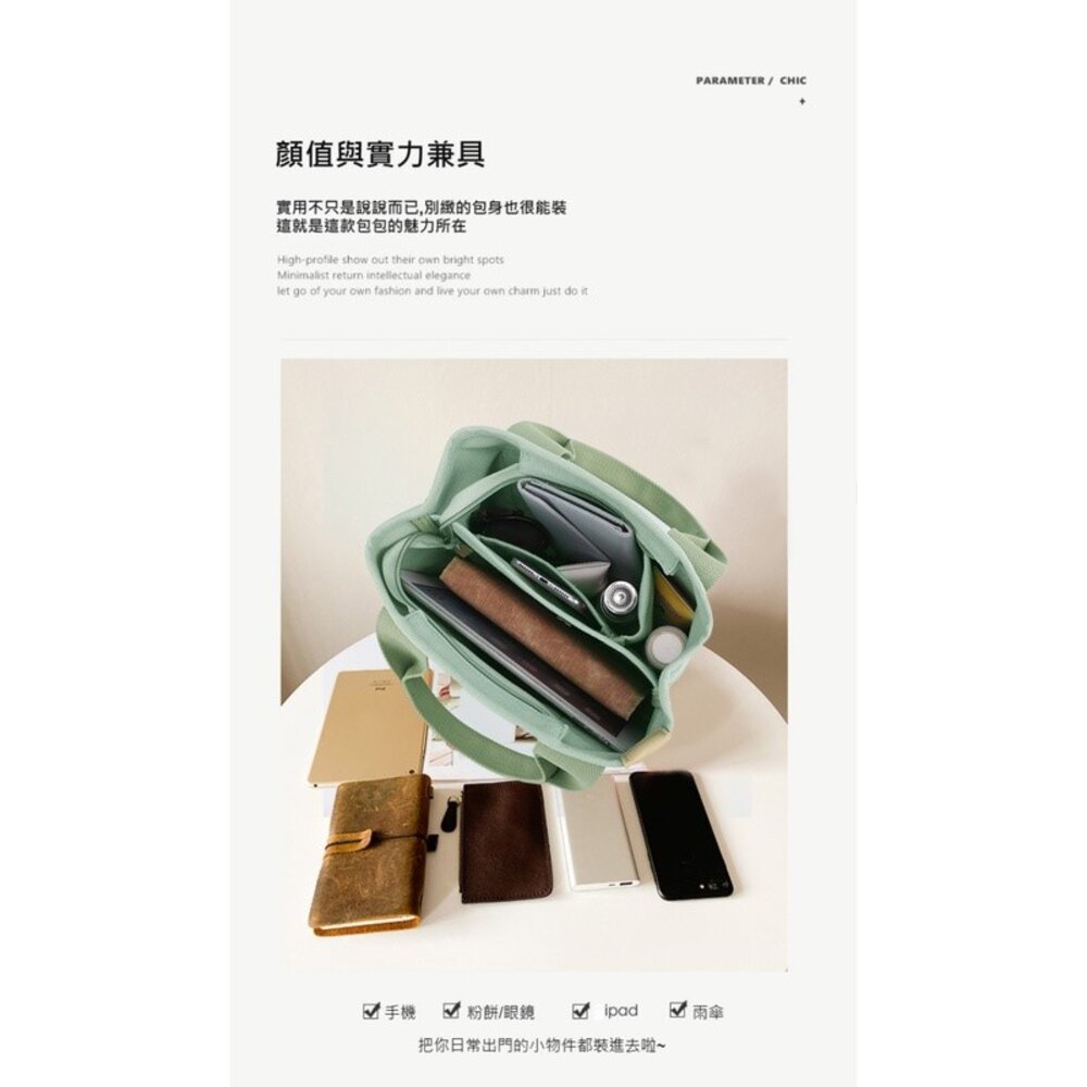 日系清新帆布手提包 斜背包 帆布包 手提包 便攜收納小包 大容量 日系韓風 送禮-圖片-5