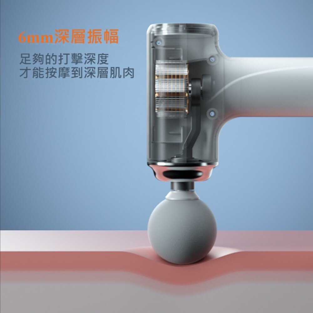 高顏質迷你無線筋膜槍 肩頸按摩器 AI智能按摩槍 小型家用 肌肉放鬆 靜音 便攜 送禮 送禮-圖片-2