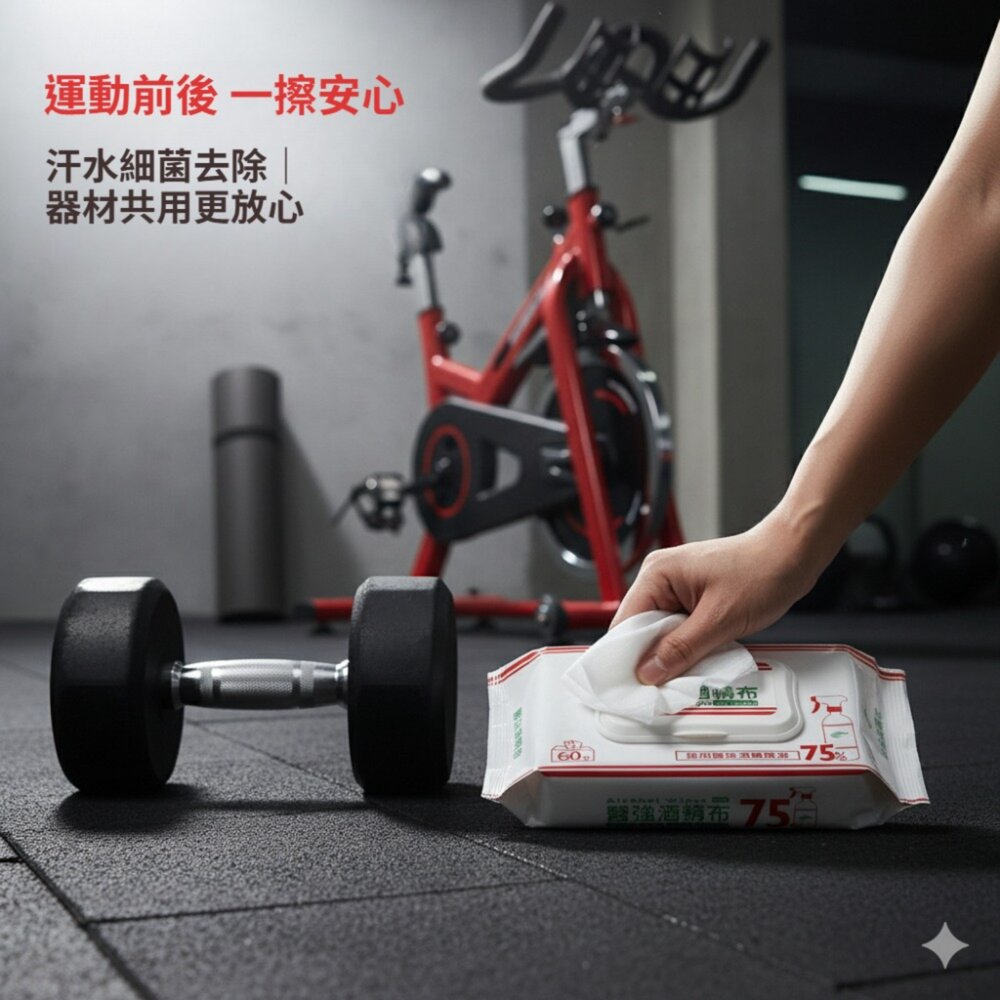 醫強》75%抗菌酒精布 濕紙巾 酒精擦 60抽/包 20x15cm 99.9%抗菌 送禮-圖片-11