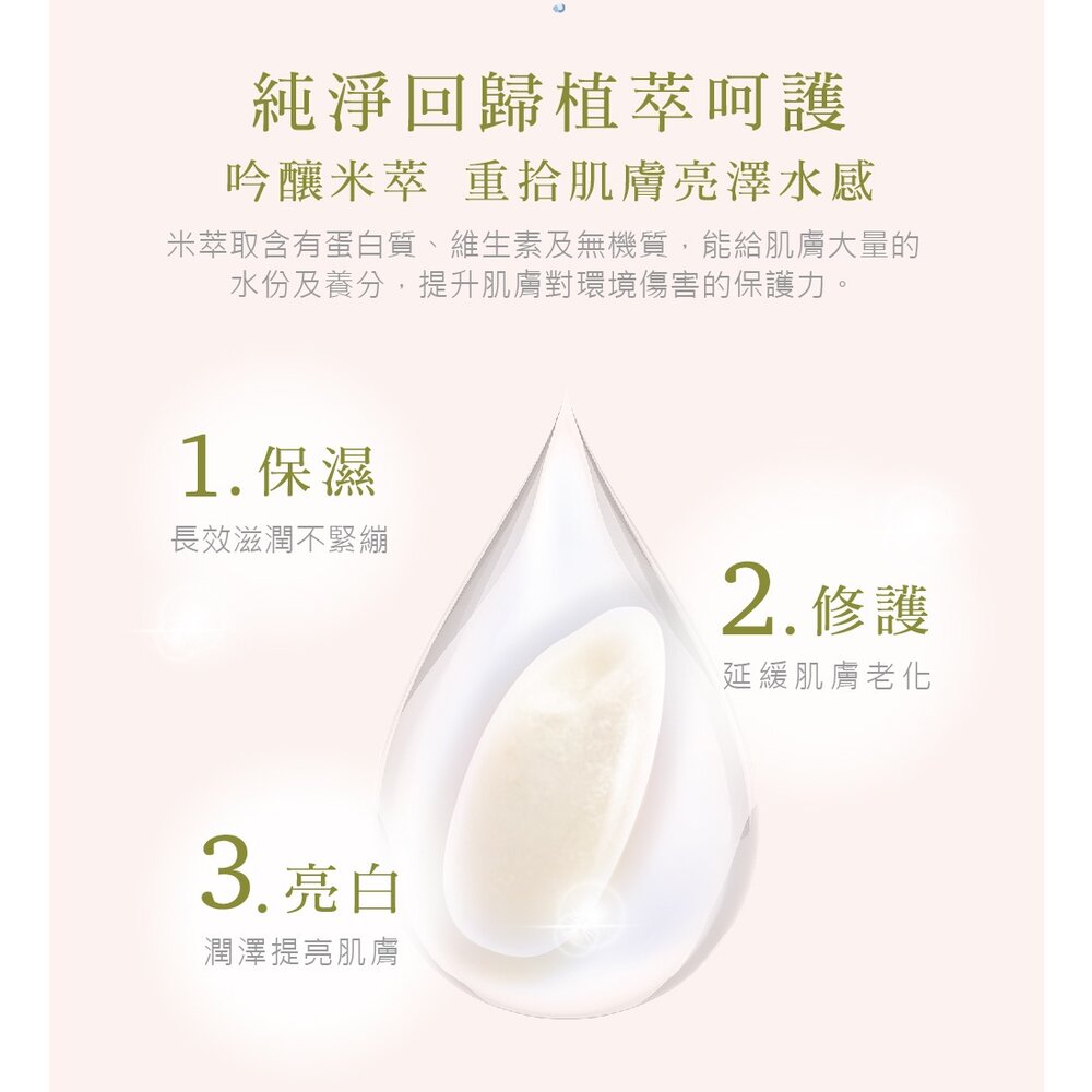 SINTER顏璽》晶米吟釀潔膚潤膚乳 敏感肌膚適用 沐浴乳 潤膚乳 胺基酸 送禮-圖片-4