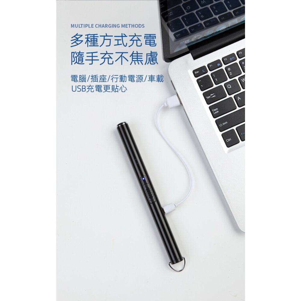USB充電防風點火器 脈衝打火機 點火槍 點火筆 烤肉 露營 點瓦斯 送禮-圖片-5