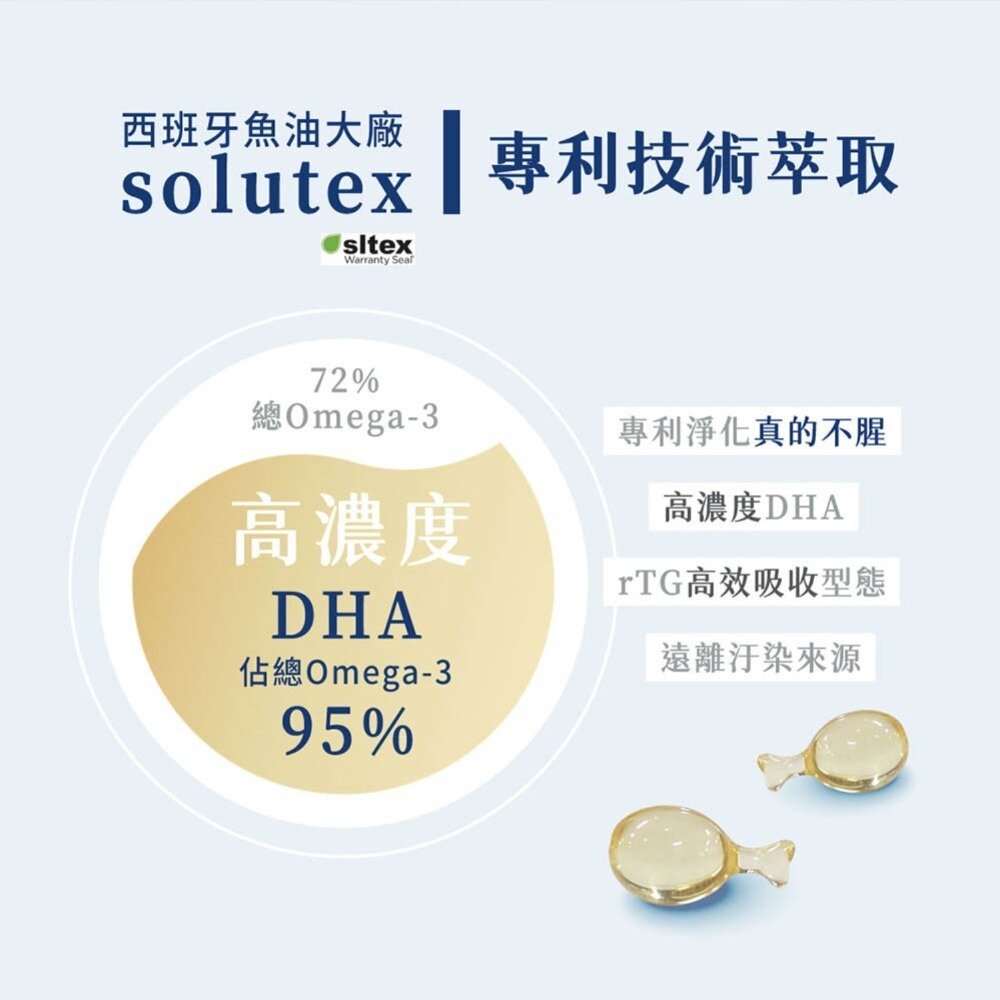 無毒農益菓保》歐趴DHA魚油 95%高濃度兒童魚油 1.5公分小膠囊 rTG孕婦嬰幼童魚油 送禮-圖片-1