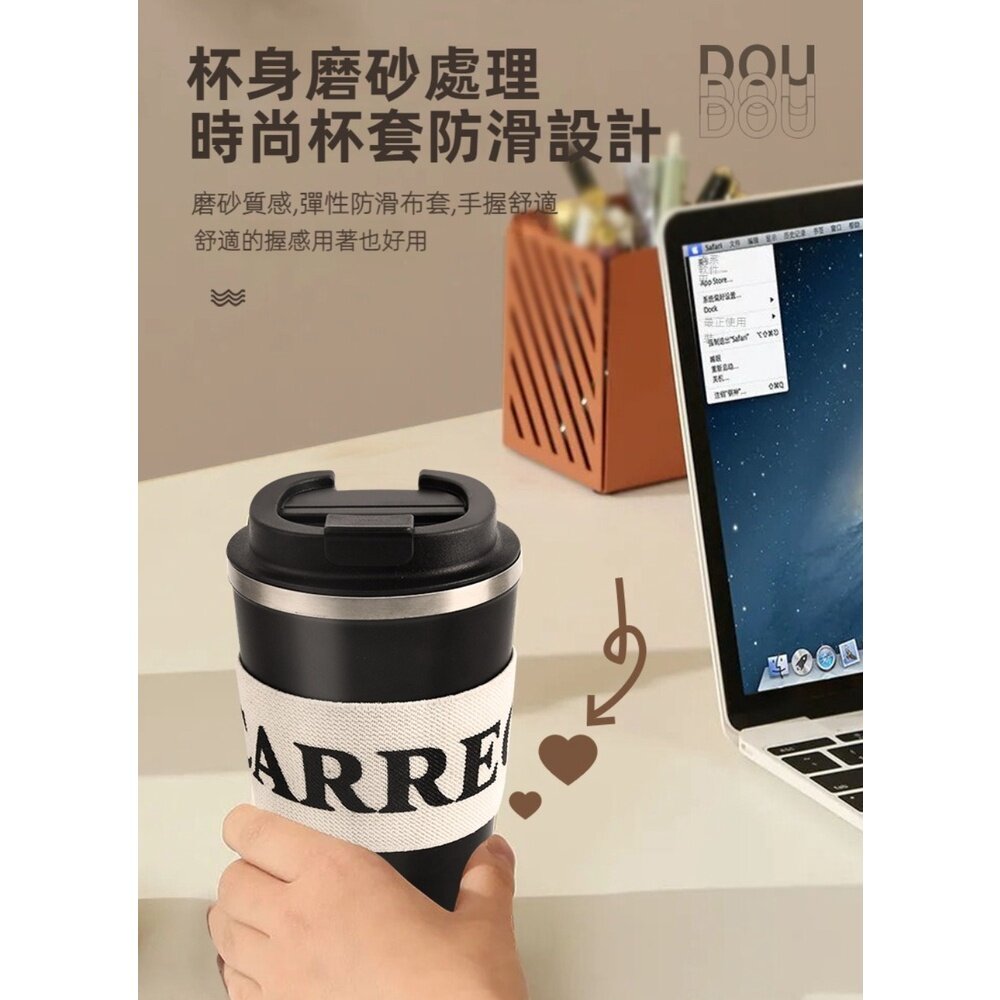 陶瓷內膽輕奢保溫杯 高顏值咖啡隨行杯 送禮 科技鍍膜好清洗 送禮-圖片-3