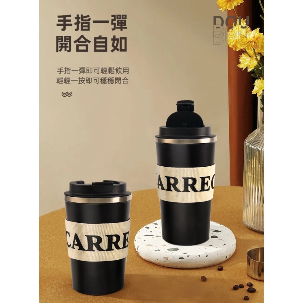 陶瓷內膽輕奢保溫杯 高顏值咖啡隨行杯 送禮 科技鍍膜好清洗 送禮-圖片-4