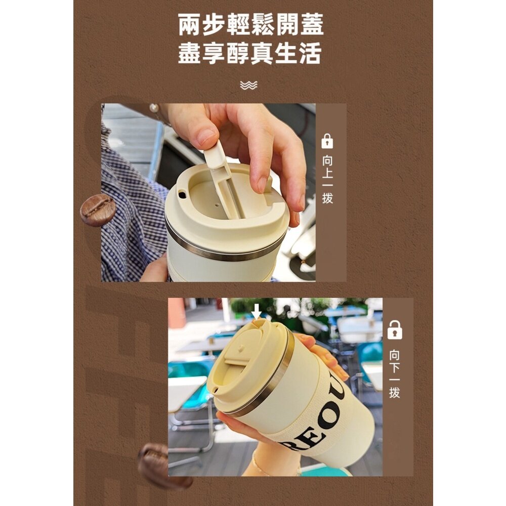 陶瓷內膽輕奢保溫杯 高顏值咖啡隨行杯 送禮 科技鍍膜好清洗 送禮-圖片-5