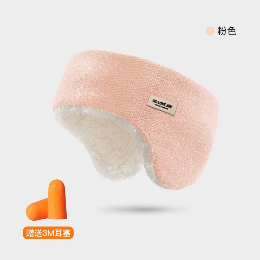防寒保暖頭套耳罩 降噪耳罩 加絨防寒 時尚法帶 側睡不壓耳 送3M耳塞 送禮-圖片-7
