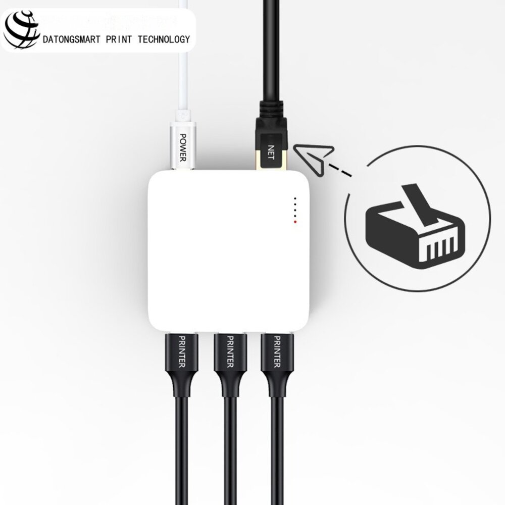 迷你列印伺服器 印表機分享器 標籤機 出單機 點陣USB轉網路印表機 支援MFP 免切換 送禮-圖片-7