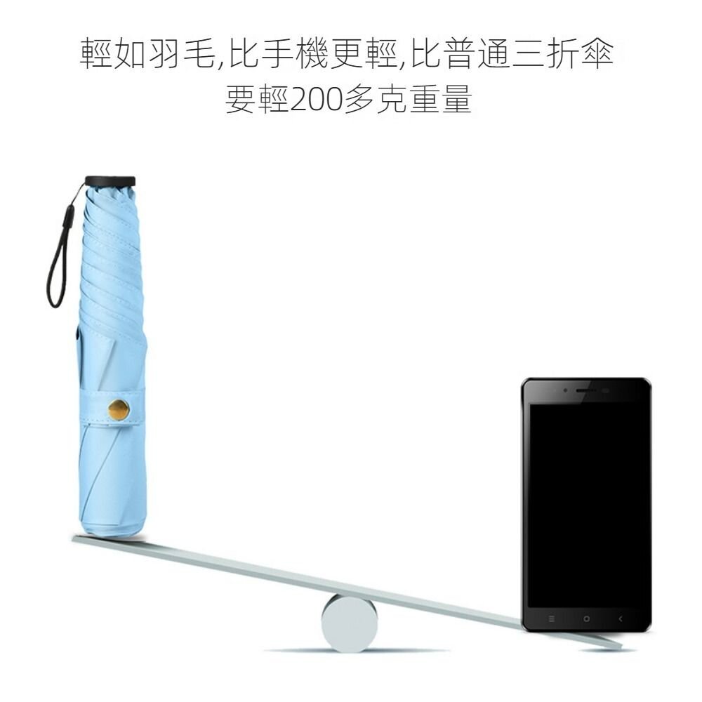 碳纖維輕量羽毛傘 110g超輕折疊傘 晴雨傘 遮陽傘 摺疊傘 輕量傘 防曬傘 送禮-圖片-7