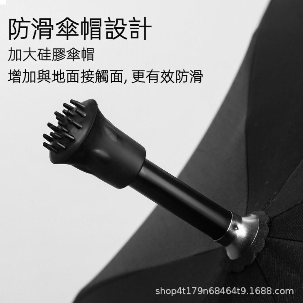 多功能止滑拐杖傘 老人長柄安全雨傘 加長加大防風傘 太陽傘 登山傘 送禮-圖片-2