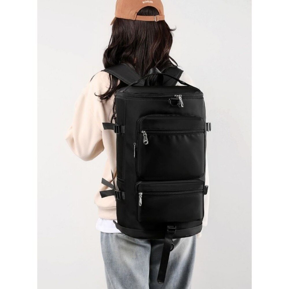 乾濕分離健身旅行包 後背包 旅行袋 大容量行李袋 登機包 瑜珈包 斜背後背手提包 送禮-圖片-2