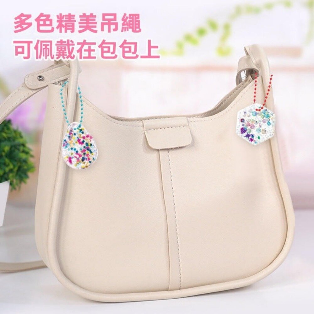 益比樂DIY水晶彩色滴膠吊飾 手作材料包 手工藝創作吊飾 益智手作玩具 兒童教學 送禮 送禮-圖片-3