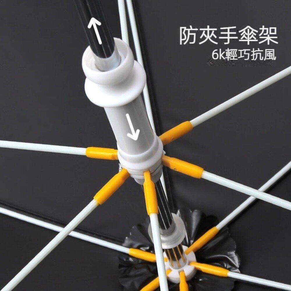 傘套款兒童圓角長柄傘 兒童安全雨傘 防水伸縮傘套 夜間反光 防戳園角 黑膠防曬 小學幼稚園 送禮-圖片-3