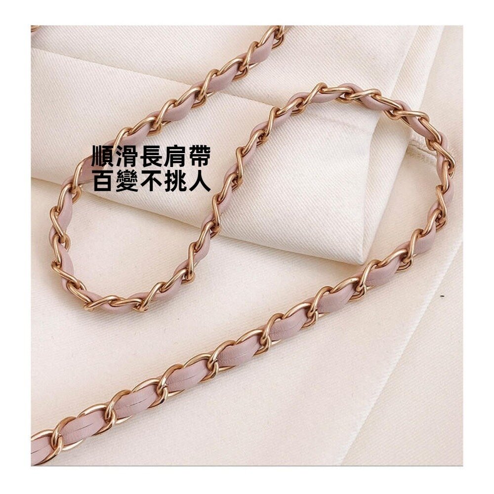 簡約時尚鏈條水桶包 斜跨包 唯美單肩包 女包 流行鏈條 2024春季 送禮-圖片-6