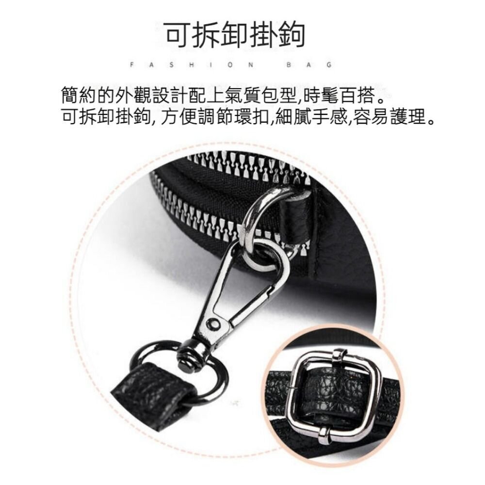 個性真皮鱷紋斜背包 斜挎包 小包包 2024新款 單肩小挎包 時尚真皮包 手拿包 送禮-圖片-5