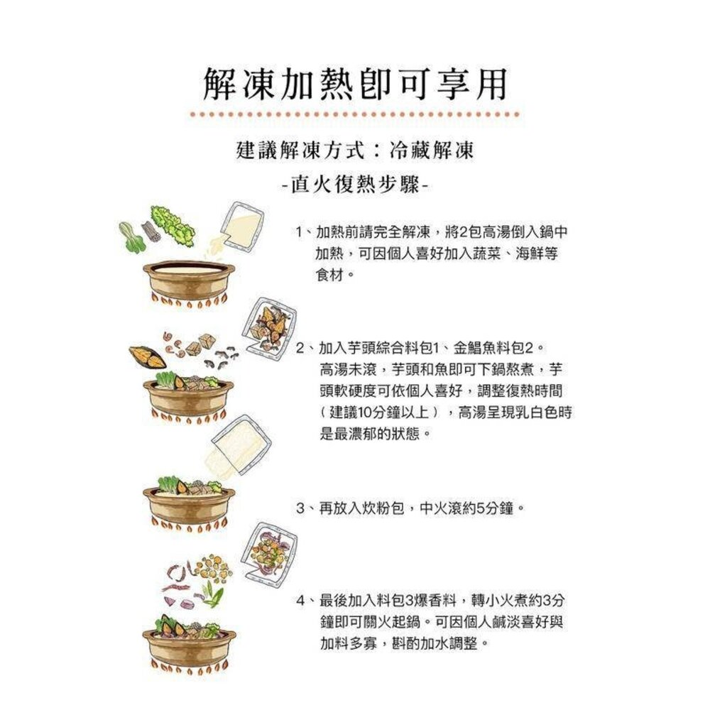 雞湯熬鯧魚海鮮炊粉 明水三九七食堂x永安鮮物聯名款 招牌滷豬腳 500盤得獎 中秋送禮 送禮-圖片-6