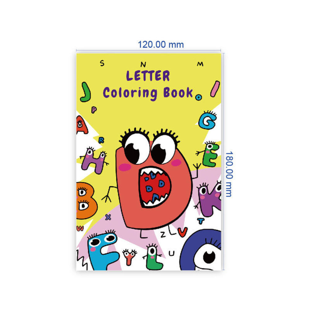 兒童派對著色本套組 每組8本 畫畫本 點點畫本 卡通塗鴉畫畫書 繪畫啟蒙 派對 送禮-圖片-5