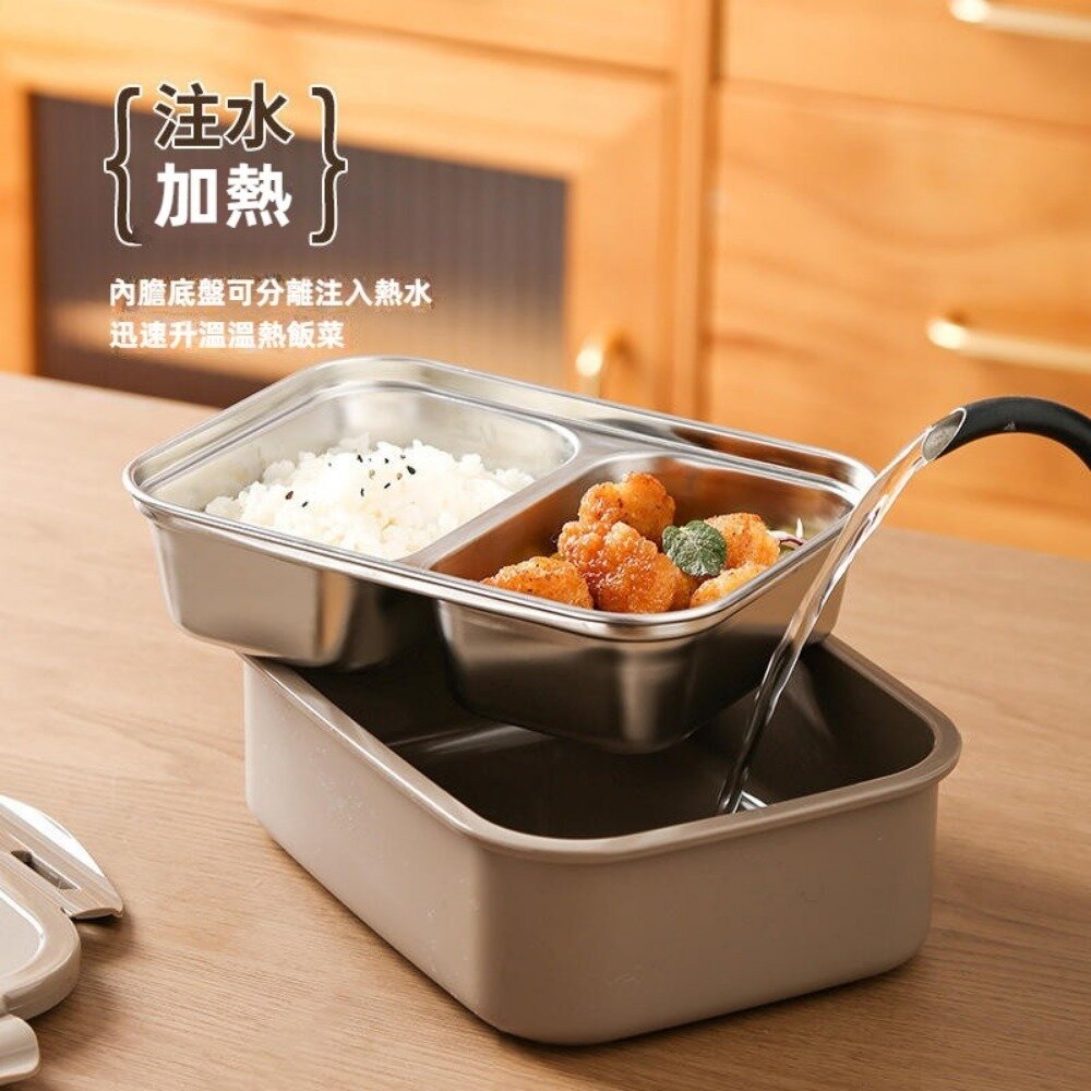 304可微波不鏽鋼保鮮盒 不銹鋼便當盒 卡扣式密封防漏 午餐盒 可拆卸 送禮-圖片-6