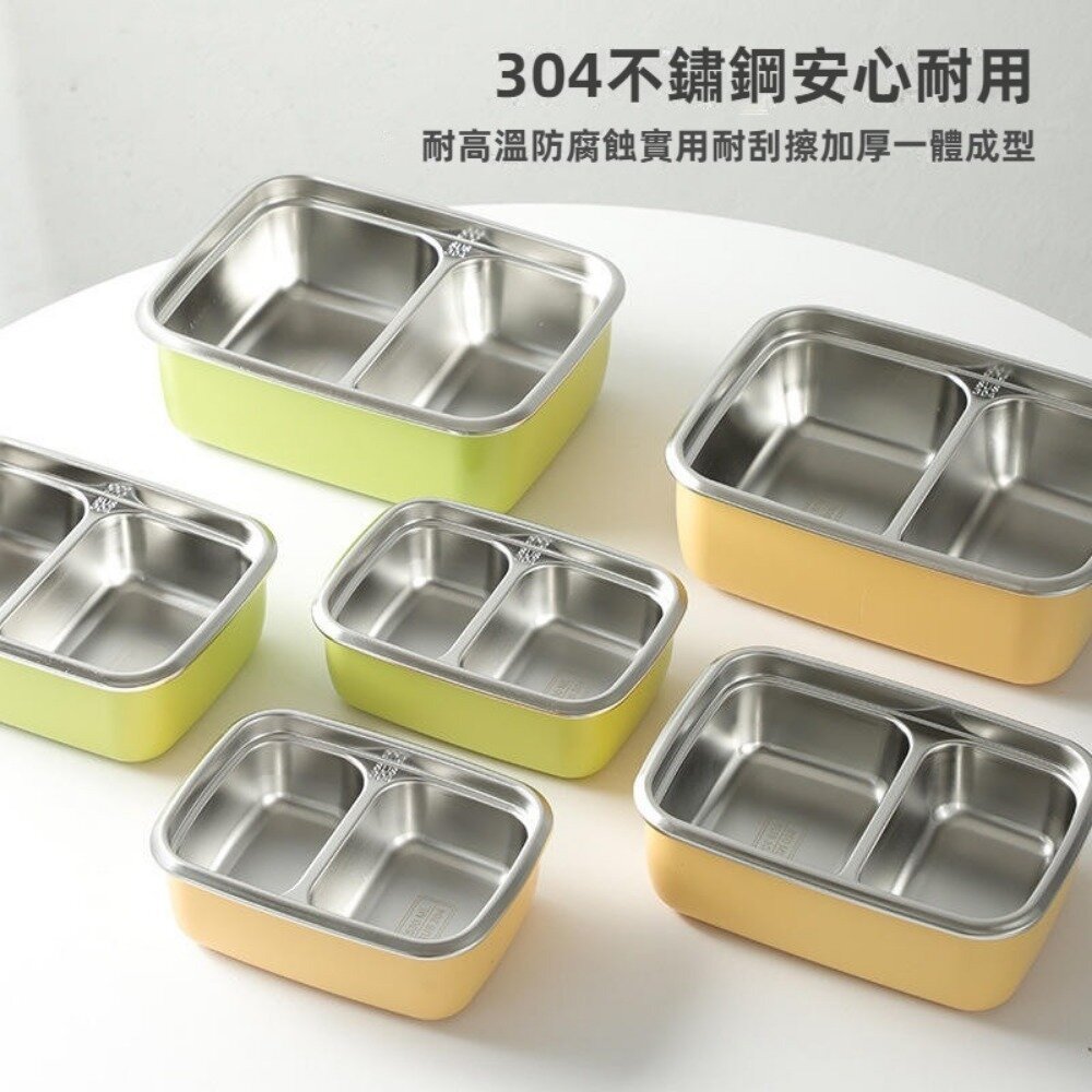 304可微波不鏽鋼保鮮盒 不銹鋼便當盒 卡扣式密封防漏 午餐盒 可拆卸 送禮-圖片-8