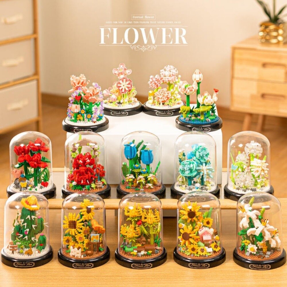 手作永生花禮 療癒系桌面擺飾 手工DIY花藝拼裝 創意禮物 真心意手作禮物 送禮-圖片-7