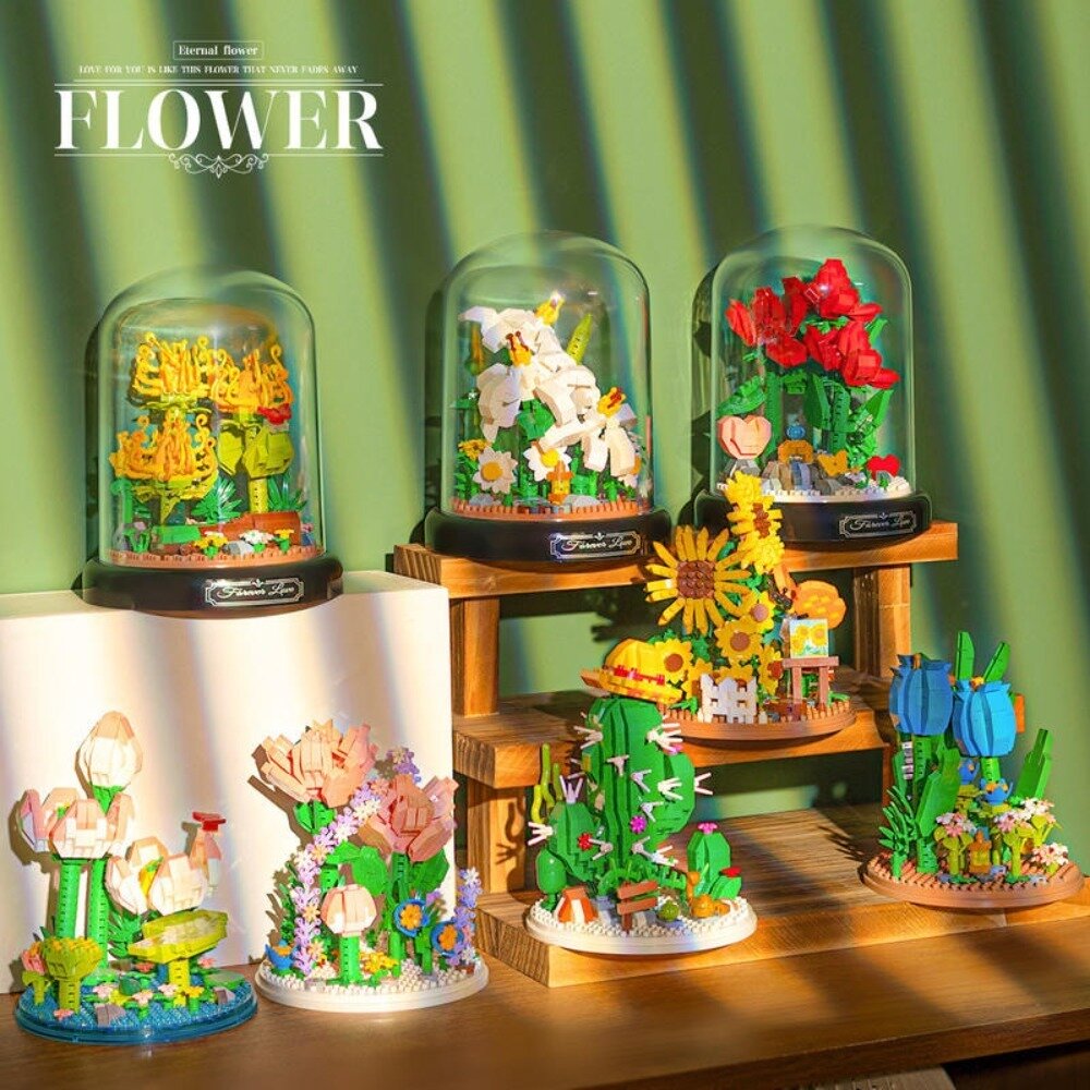 240902-00001-手作永生花禮 療癒系桌面擺飾 手工DIY花藝拼裝 創意禮物 真心意手作禮物 送禮
