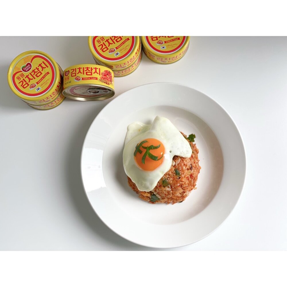 韓國DONGWON東遠鮪魚罐頭 100g 減醣料理 漢堡 早餐 魚油 健身 送禮-圖片-2