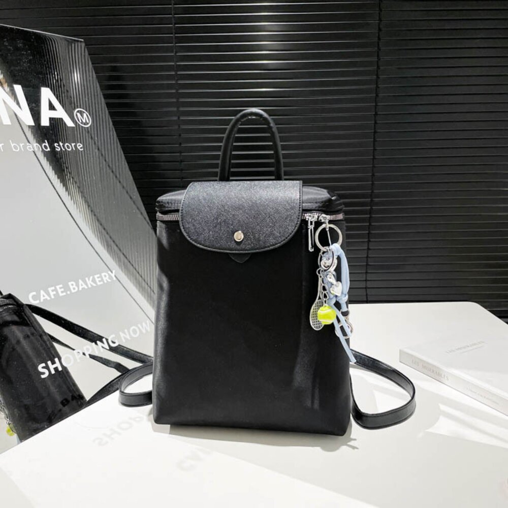 時尚耐磨雙肩小背包 女包 雙肩包 後背包 黑色包包 學生包 通勤包 休閒包 送禮-圖片-10