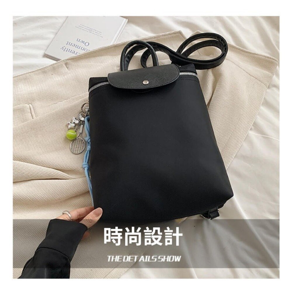時尚耐磨雙肩小背包 女包 雙肩包 後背包 黑色包包 學生包 通勤包 休閒包 送禮-圖片-3