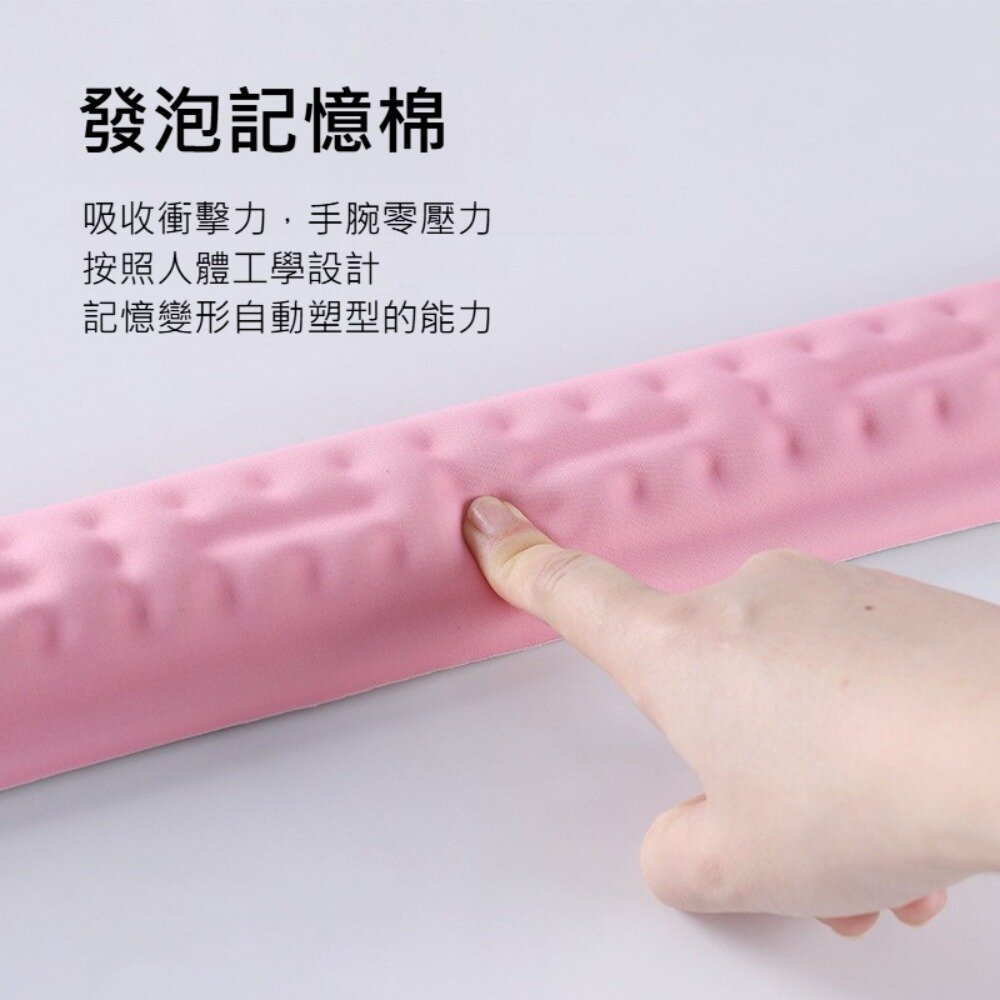 護腕鍵盤滑鼠手托組 人體工學 記憶棉 護腕墊 電腦周邊配件 鍵盤手托 滑鼠墊 辦公用品 電競周邊 送禮-圖片-2