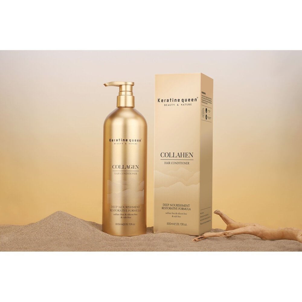 Keratine Queen滋潤修復組 護髮精華 受損修護 柔順亮澤 護髮乳 洗護套組 頭髮保養 美髮沙龍 送禮-圖片-6