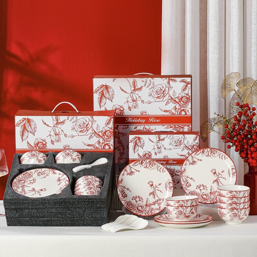 赫本時代精美餐具禮盒 居家餐具 陶瓷碗盤 質感餐具組 送禮首選 居家生活 收納美學 送禮-圖片-10