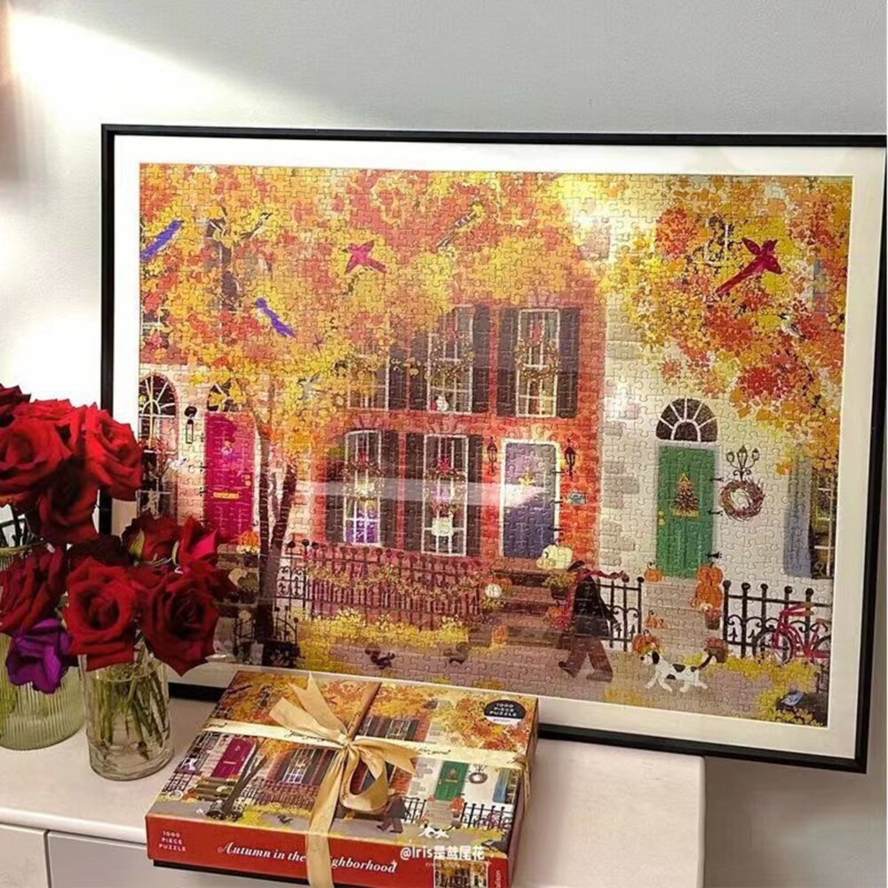 成人景色拼圖 益智拼圖 1000片拼圖 聖誕節禮物 療癒小物 居家佈置 Galison風格手作DIY 送禮-圖片-6