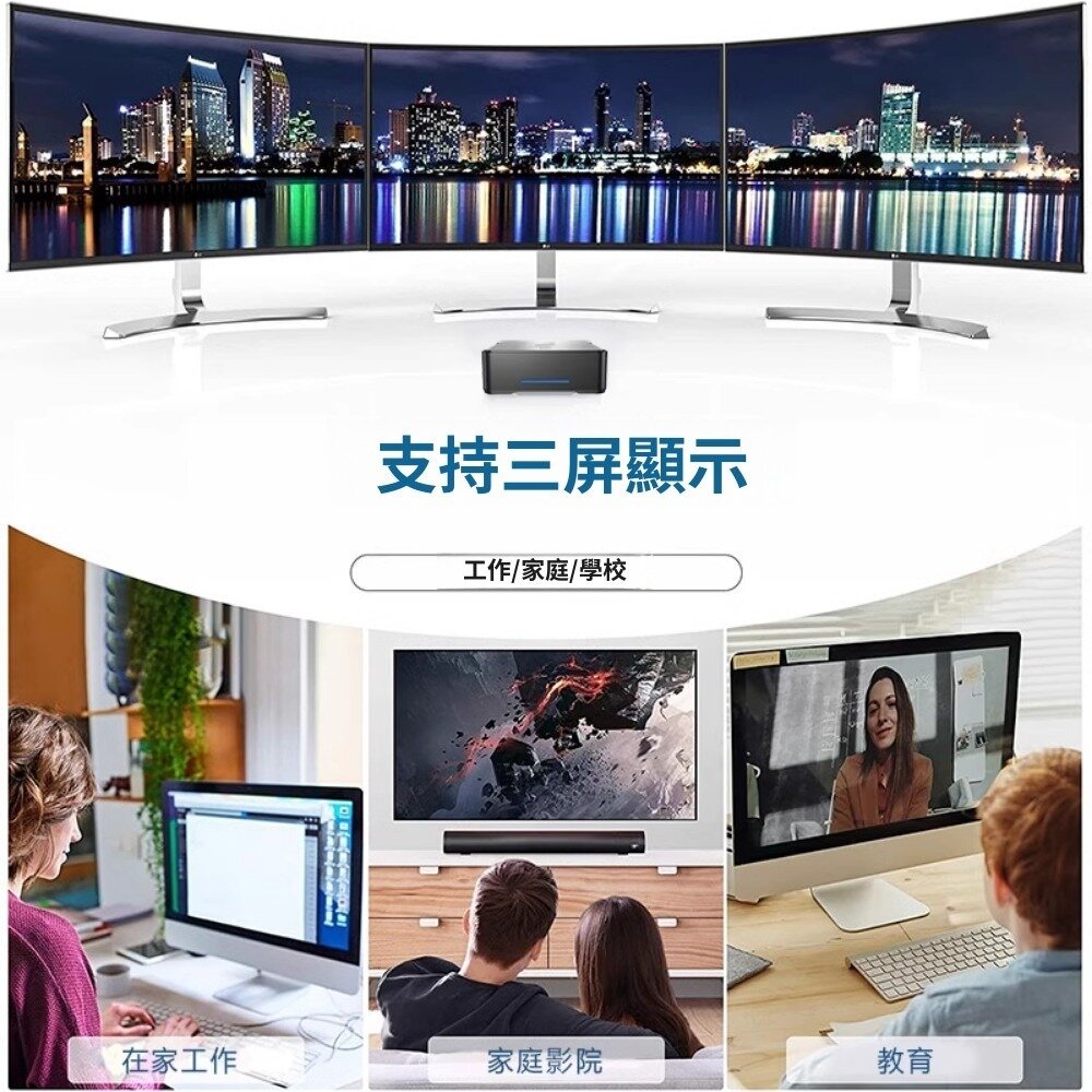 Win11四核辦公家用電腦 N150迷你電腦 Intel省電N系列CPU WIN10升級 N100 10W超省電 便當盒-圖片-5