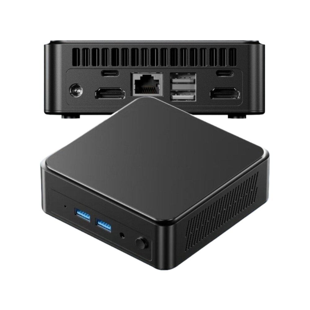 250403-00001-Win11四核辦公家用電腦 N150迷你電腦 Intel省電N系列CPU WIN10升級 N100 10W超省電 便當盒