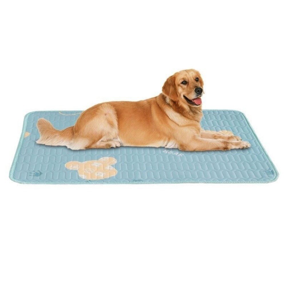 夏季寵物冰絲涼墊 涼席 中小型泰迪狗墊 貓墊 墊子 寵物用品 送禮-圖片-5