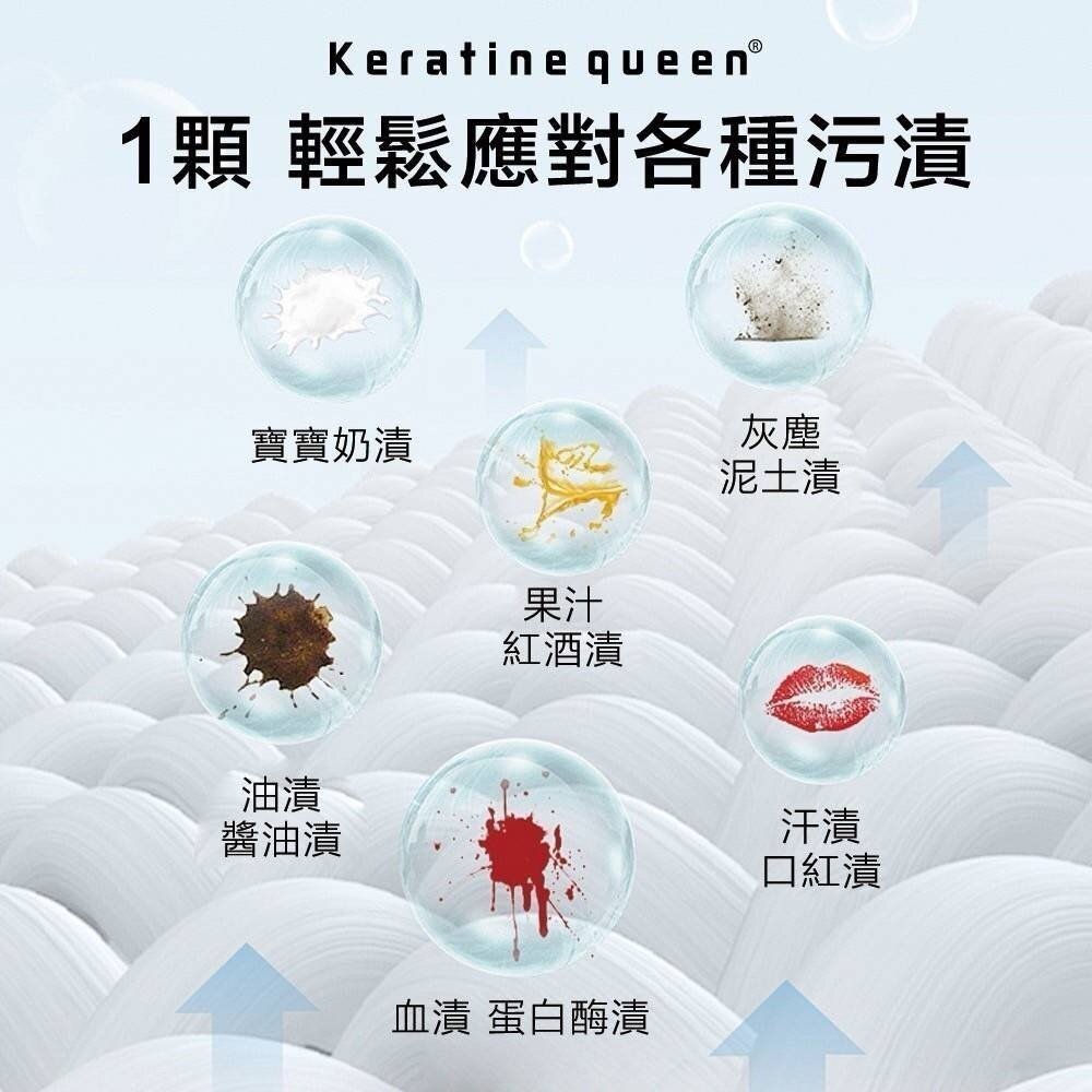 Keratine queen 3D/4D 洗衣球 洗衣球 去污柔順香味 3合一4合一 多功能 高效清淨 送禮-圖片-4